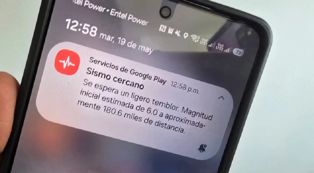 Así funciona el sistema de alertas de sismos de Google en celulares Android