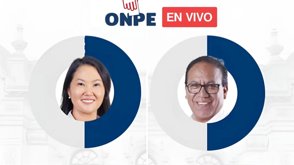 Resultados ONPE 2026 EN VIVO: Keiko Fujimori mantiene ligera ventaja sobre Roberto Sánchez en el conteo oficial de la segunda vuelta