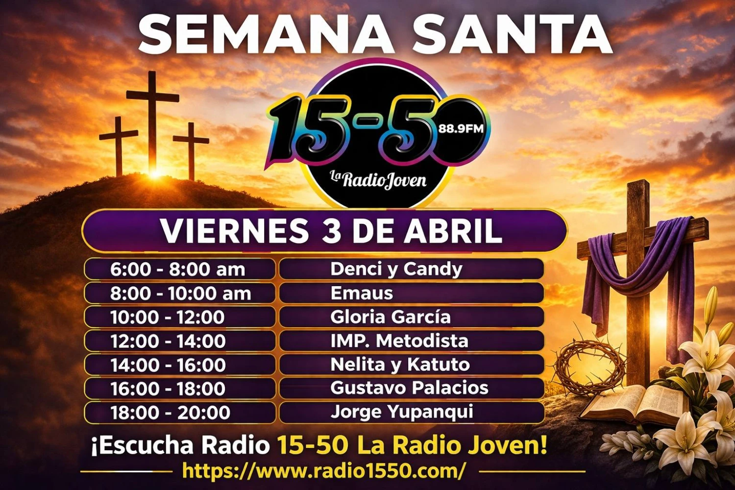 La Nueva Universal lanza programación especial por Semana Santa