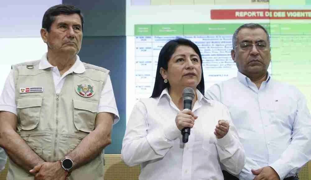 Ministro por región ante lluvias intensas