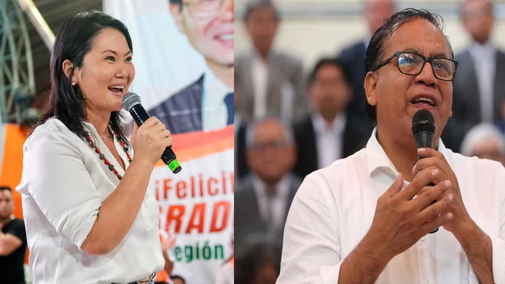 Keiko Fujimori supera por mínima ventaja a Roberto Sánchez en boca de urna de Ipsos para la segunda vuelta 2026
