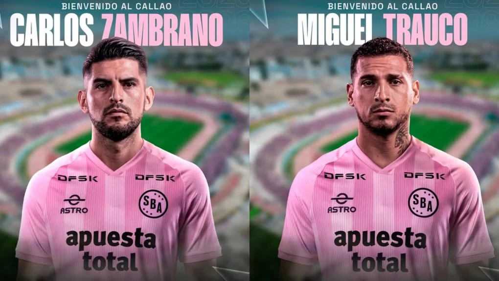 Zambrano y Trauco se visten de rosado en Boys