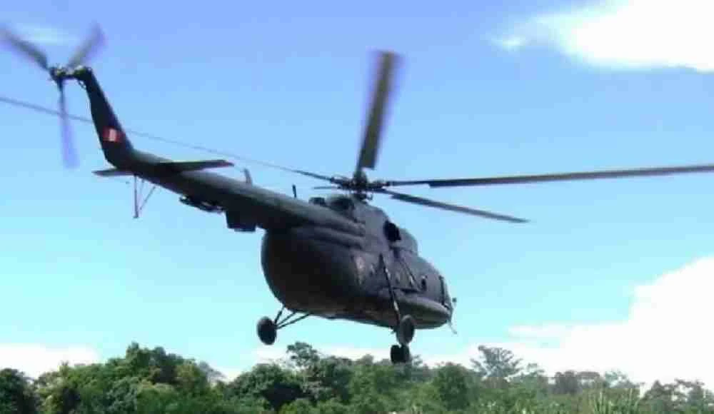 Helicóptero FAP inubicable rumbo a Arequipa